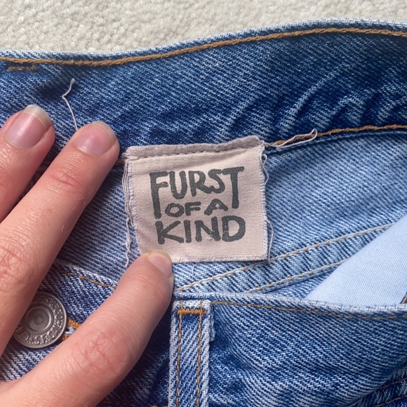 LF First of a kind denim patchwork short - Picture 2 of 3